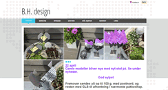 Desktop Screenshot of bhdesign.dk