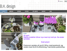 Tablet Screenshot of bhdesign.dk